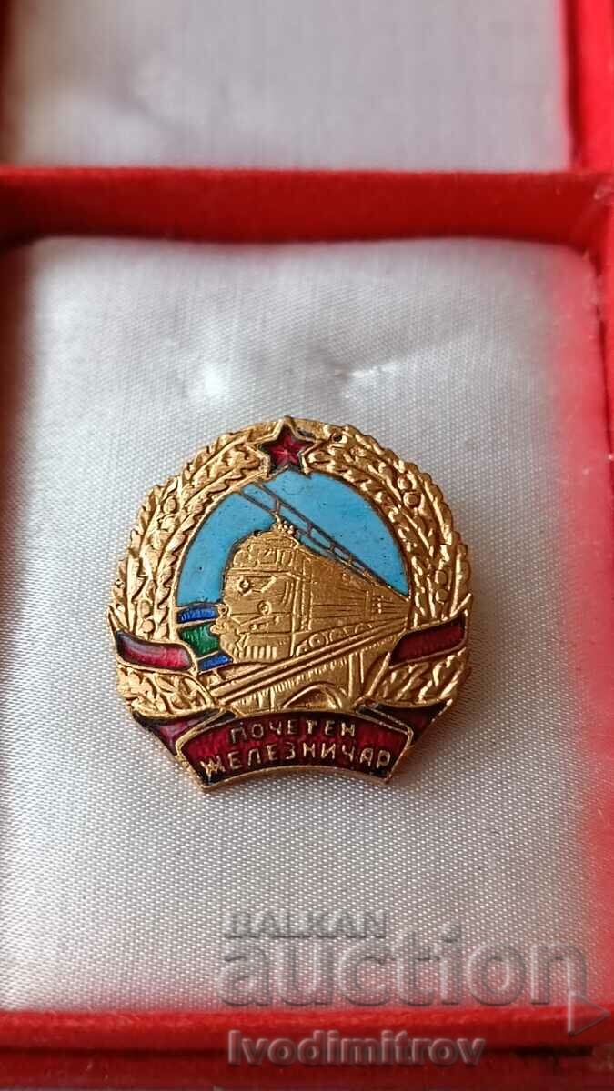 Badge Honorary Railwayman