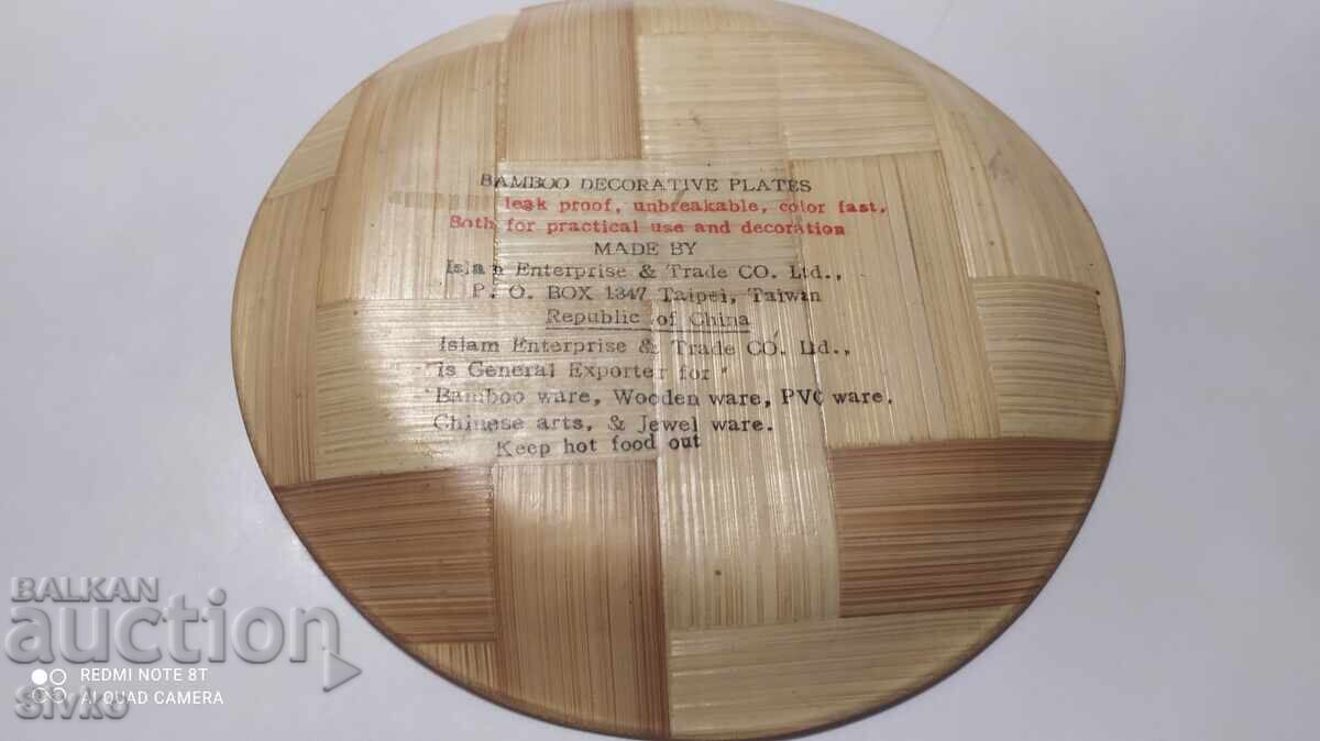 Delivery of Bamboo plate