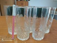 Glass cups 5 pieces - N