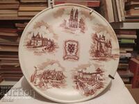 Collection plate with stand France