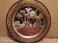 Plate copper bronze