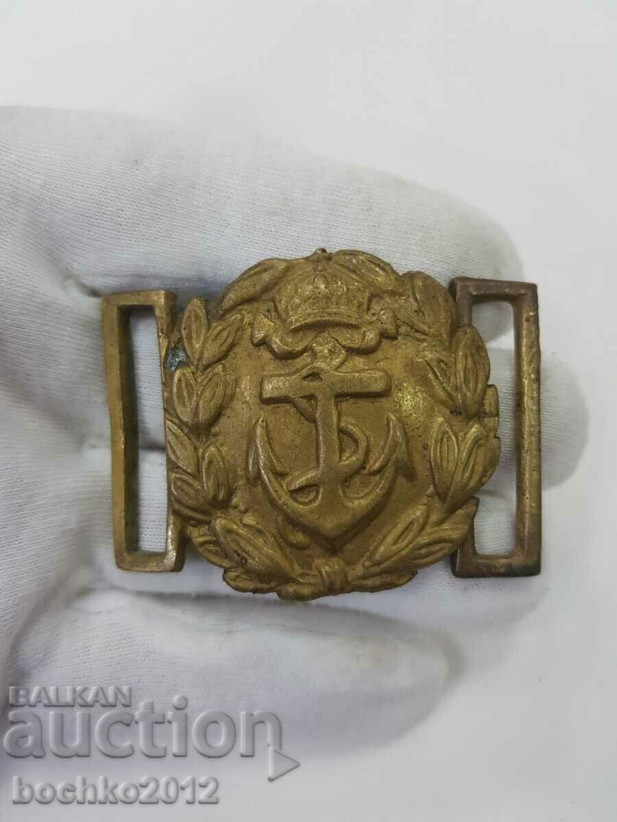 Rare Royal Military Marine Buckle 1930-1940.