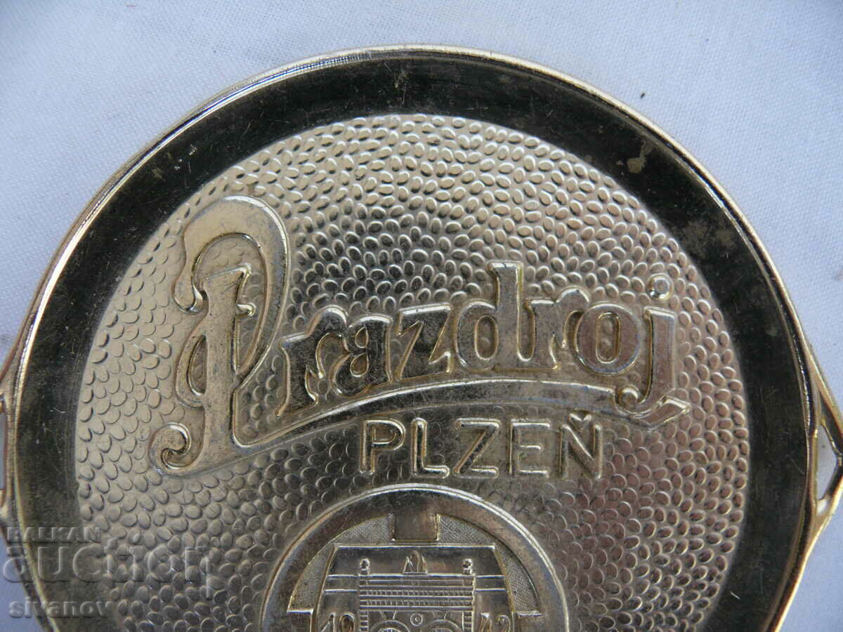 Auction Interesting old Prazdroj Plzen Beer Coaster #1806 Auction Interesting old Prazdroj Plzen Beer Coaster #1806