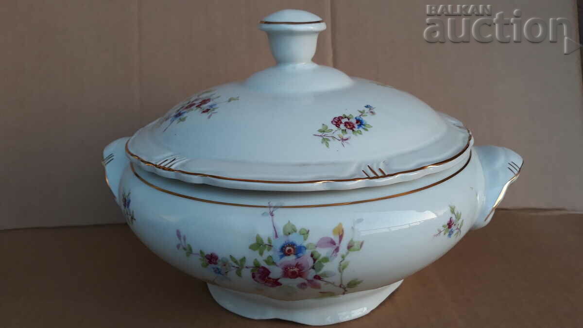 BULGARIAN PORCELAIN SOUP BOWL retro vintage 60s with price 41.00 BGN | € 20.96 BULGARIAN PORCELAIN SOUP BOWL retro vintage 60s with price 41.00 BGN | € 20.96