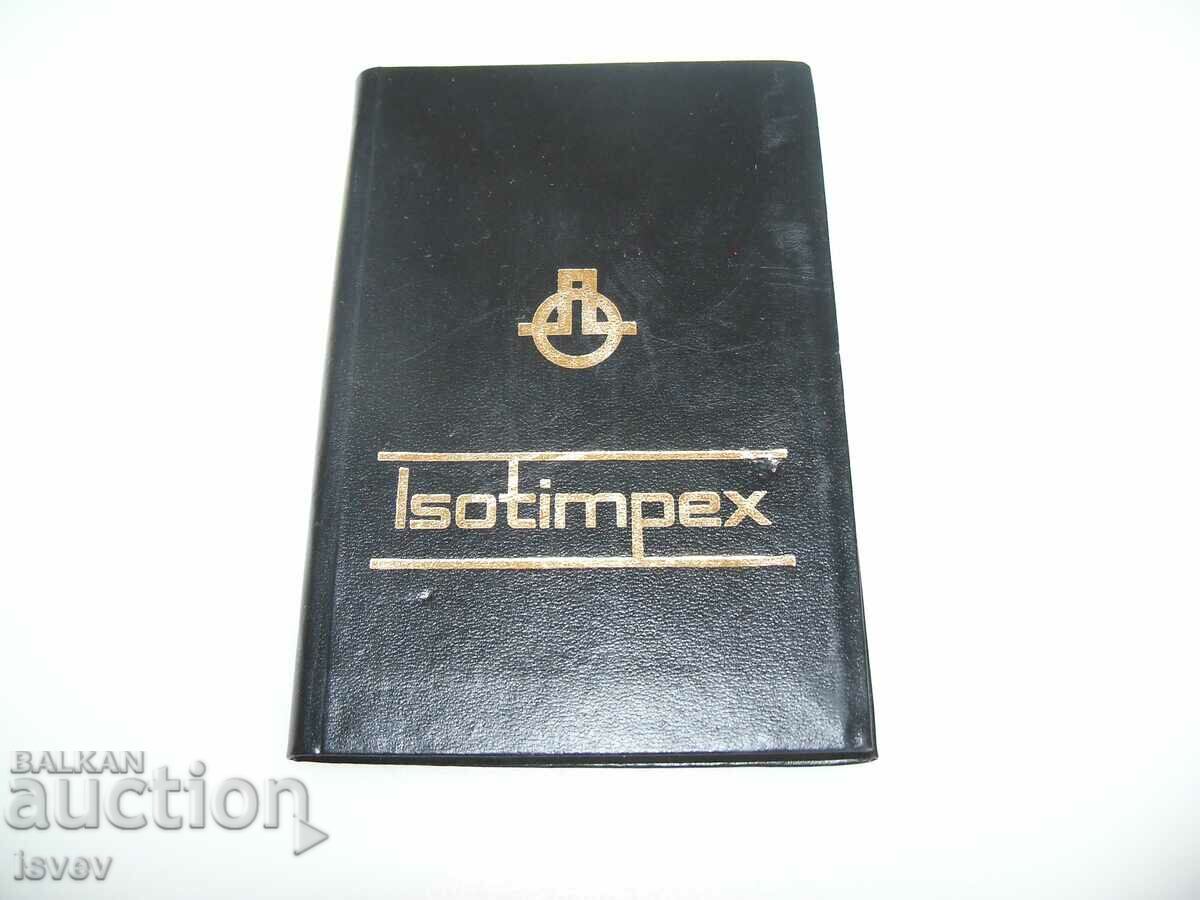 Social notebook, calendar, notebook 1977. Isotimpex
