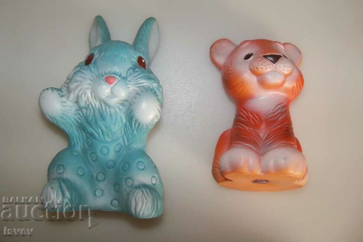 Two social rubber toys from the USSR. with price 18.00 BGN | € 9.20