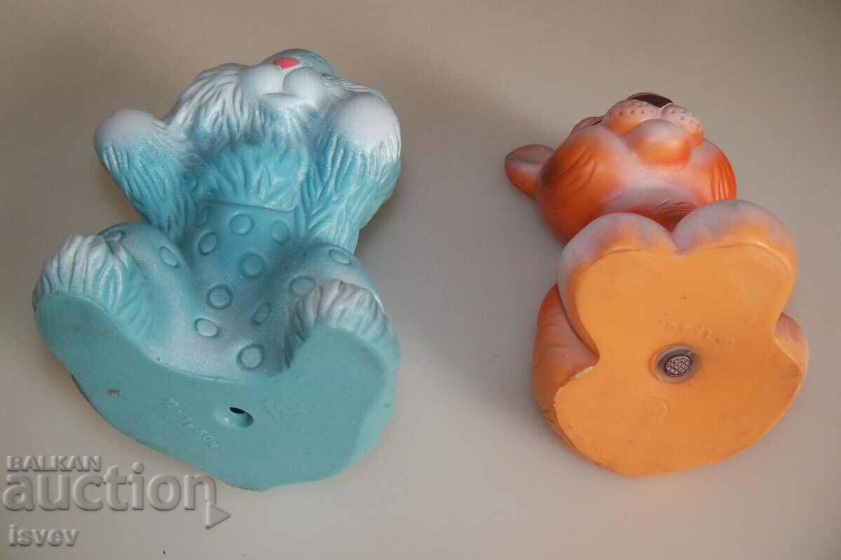 Auction  Two social rubber toys from the USSR.