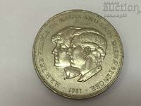 Great Britain 25 pence 1981 Lady Diana Wedding