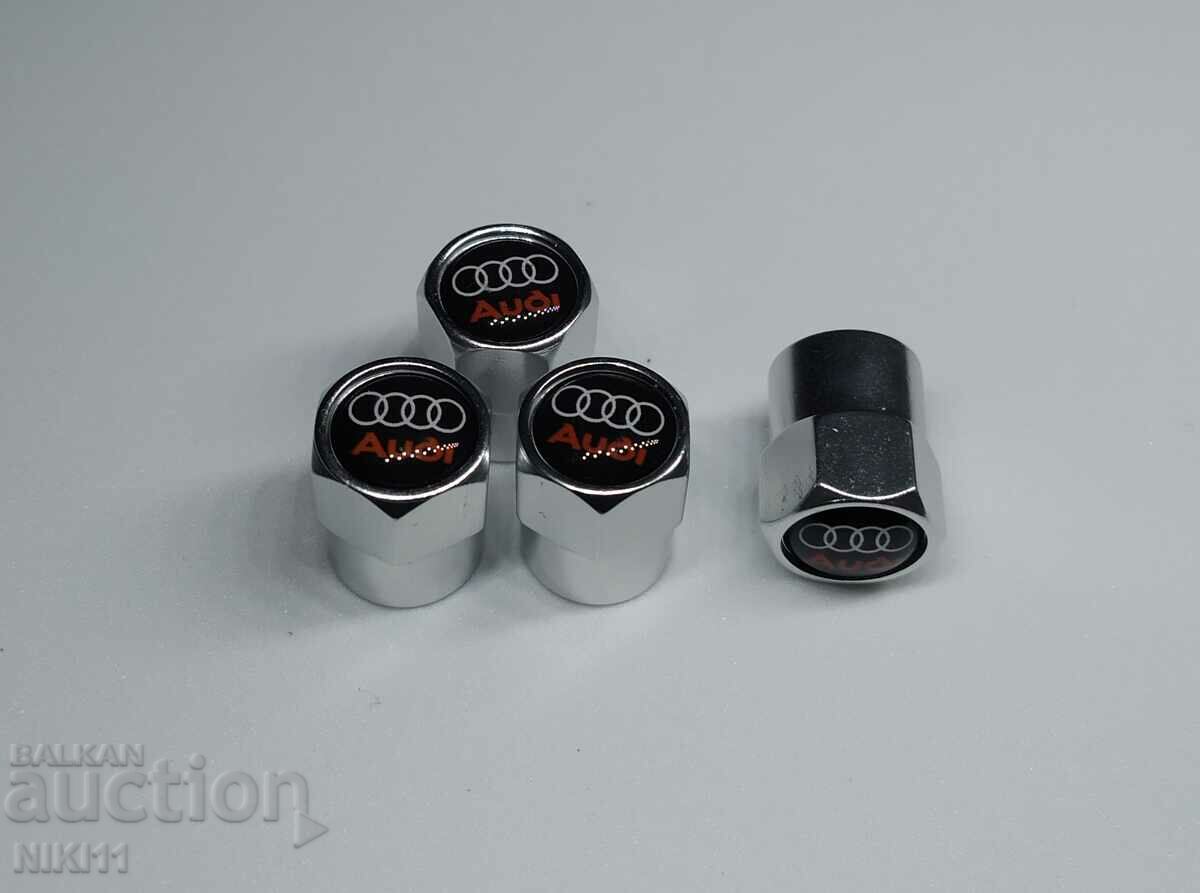 4 pcs. Audi valve caps, Audi