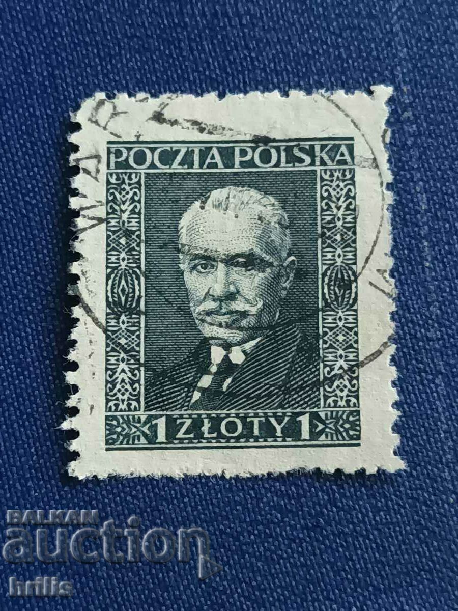 POLONIA 1928 - PREŞEDINTE MOSCHICKI