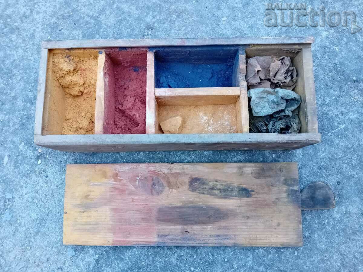 Auction painter, icon painter kitia with ancient paints Auction painter, icon painter kitia with ancient paints