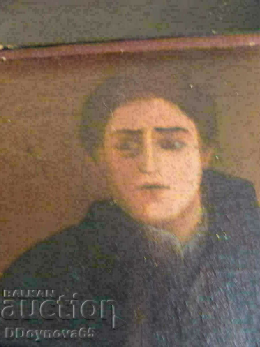 Pictură veche - „La copilul bolnav” - 5