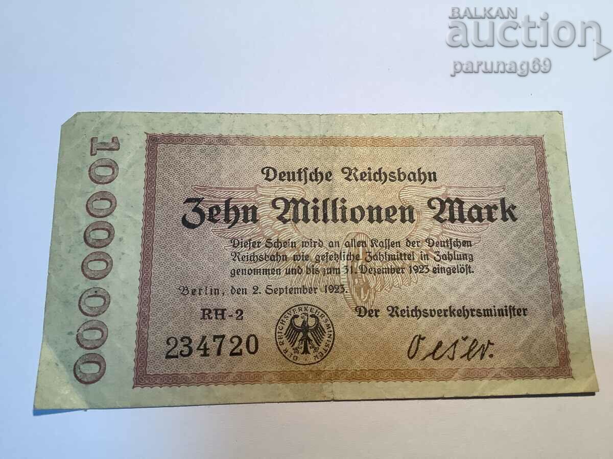 Германия 10 милиона марки 1923  година
