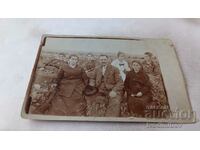 Photo Yablekovo Men women and young girls 1919