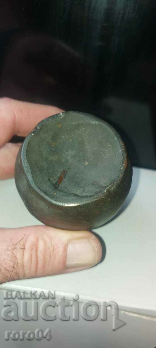 VERY OLD OIL DISH - 7 VERY OLD OIL DISH - 7