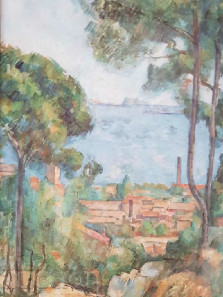 Beautiful reproduction View of Lestak and Chateau by Paul Cézanne - 5 Beautiful reproduction View of Lestak and Chateau by Paul Cézanne - 5