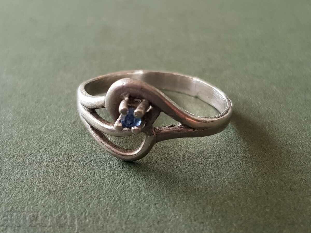 Красив Сребърен пръстен с аметист - 5 Красив Сребърен пръстен с аметист - 5