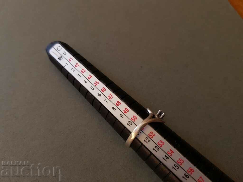 Красив Сребърен пръстен с аметист - 7 Красив Сребърен пръстен с аметист - 7