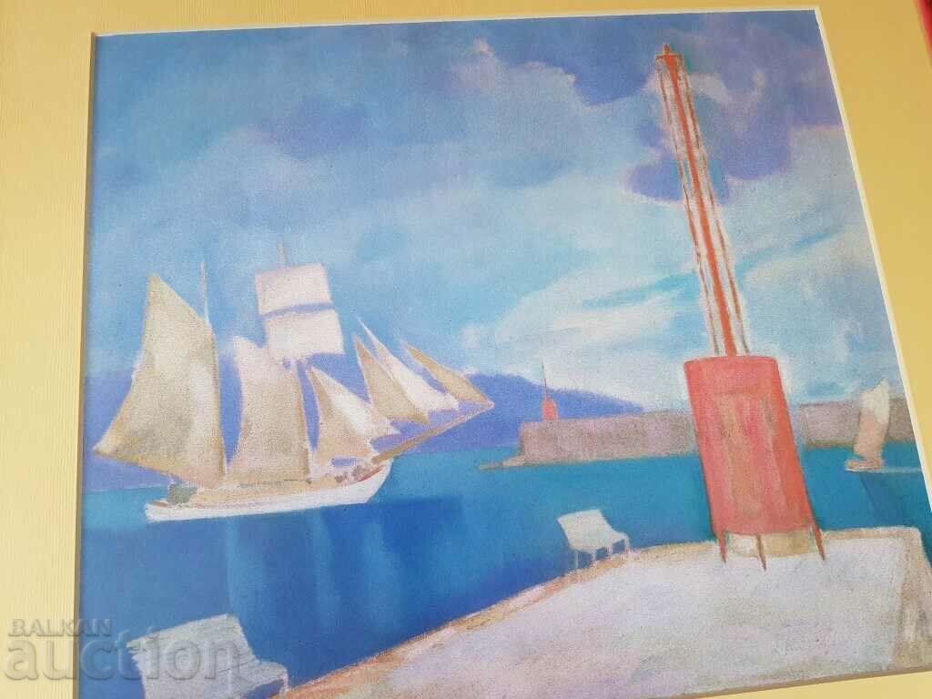 Reproduction landscape The Port of Kalamata, 1911. - 5 Reproduction landscape The Port of Kalamata, 1911. - 5