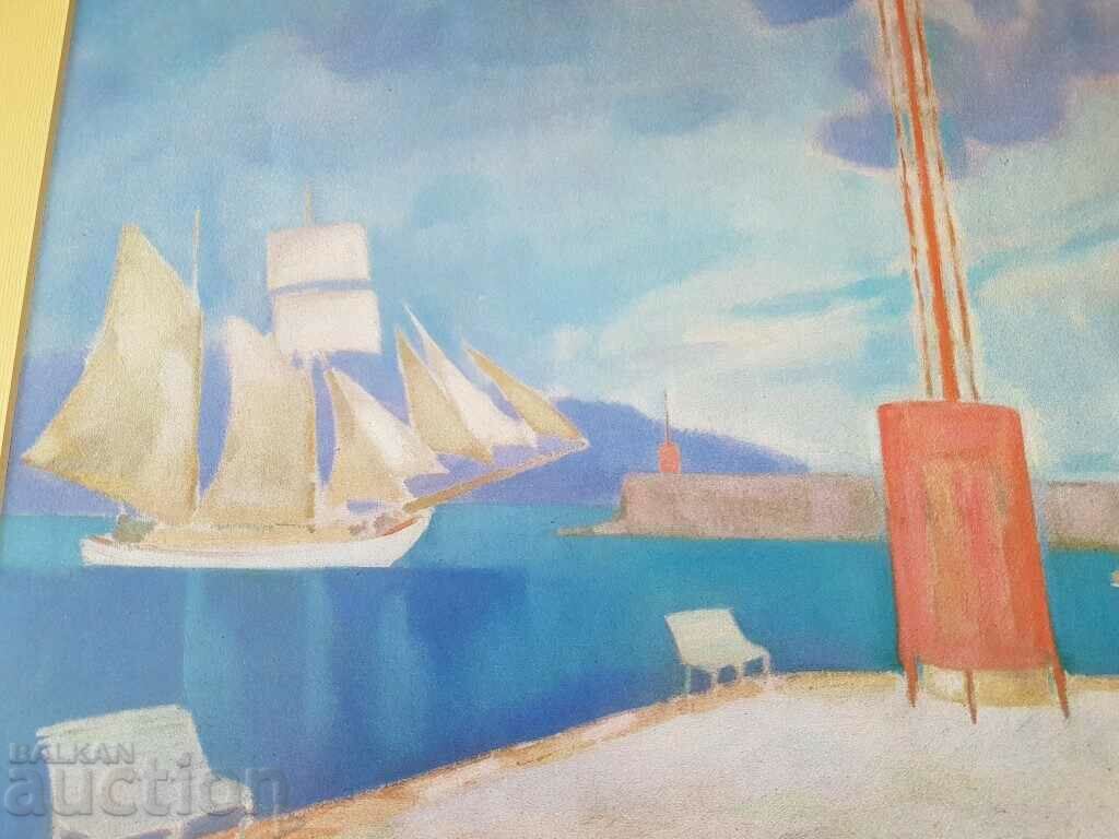 Reproduction landscape The Port of Kalamata, 1911. - 6 Reproduction landscape The Port of Kalamata, 1911. - 6