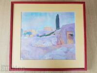 Reproduction of a landscape in Athens as Bogorod Constantine