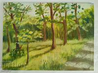 Oil painting *Forest corner*