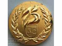 27089 Bulgaria plaque 75g. Football Club Levski Sofia 1986