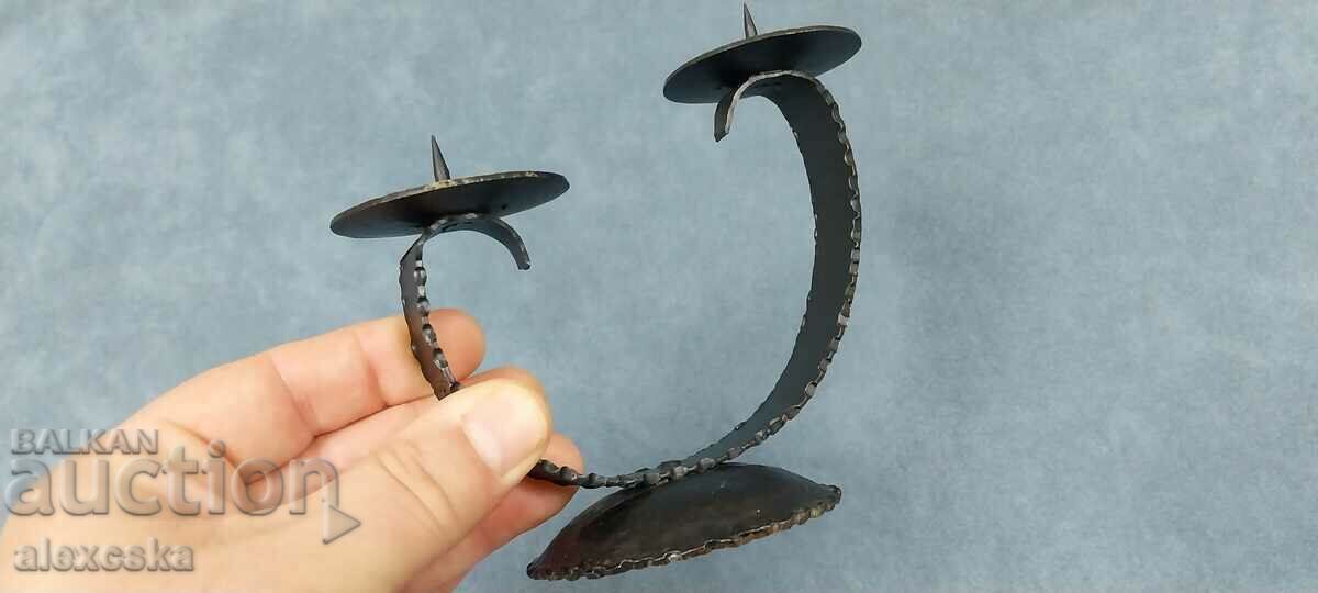 Sfeșnic vechi - Fier forjat - 5 Sfeșnic vechi - Fier forjat - 5