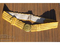 Social Bulgarian officer military parade belt for uniform