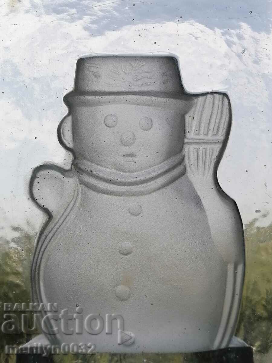 Auction Steel figure of a snowman Auction Steel figure of a snowman