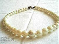old necklace of 100% natural pearls 8 10 12mm