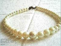 old necklace of 100% natural pearls 8 10 12mm