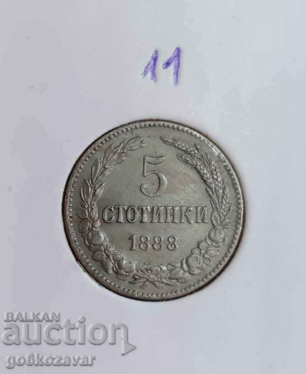 Auction Bulgaria 5 cent 1888 Collection Rare! Auction Bulgaria 5 cent 1888 Collection Rare!