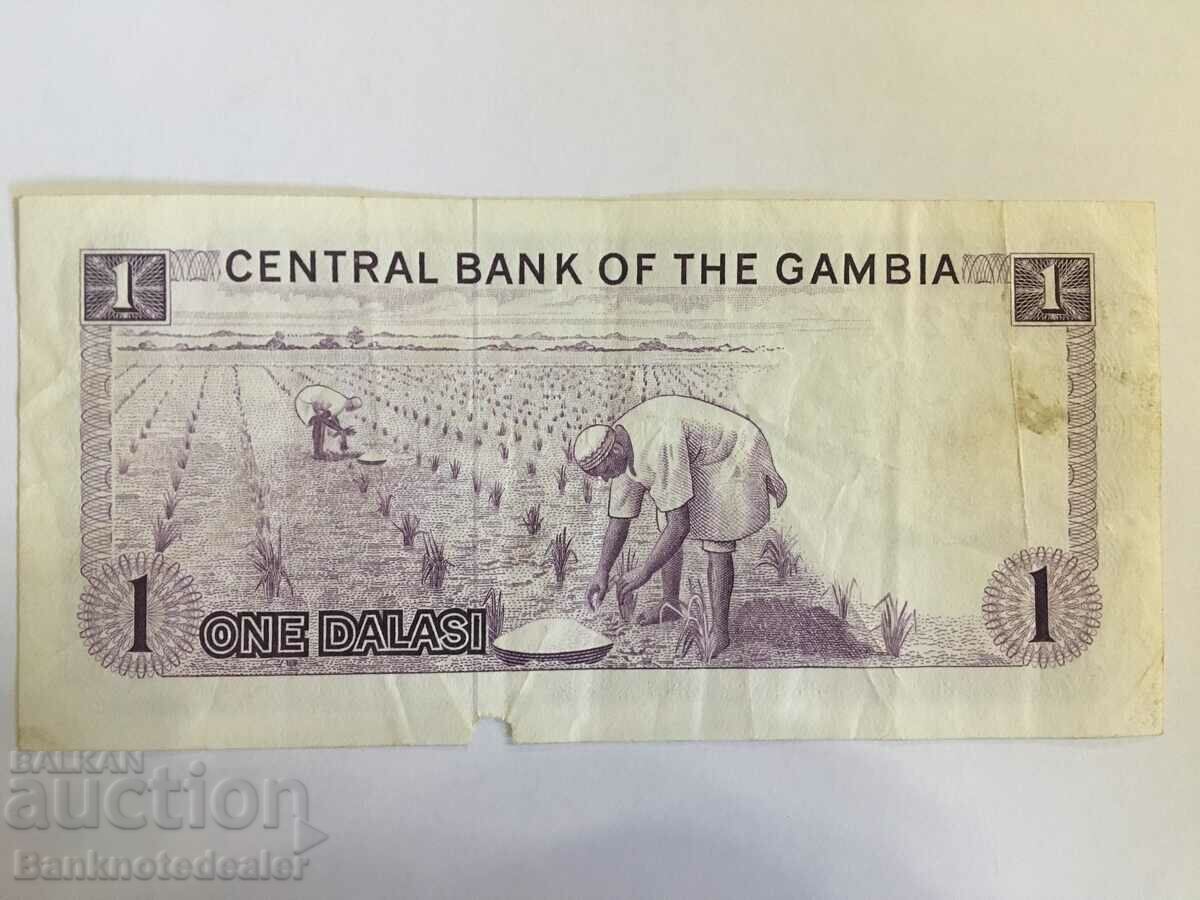 Gambia 1 Dalasi 1971-87 Pick 4f Ref 0043 with price 5.00 BGN | € 2.56 Gambia 1 Dalasi 1971-87 Pick 4f Ref 0043 with price 5.00 BGN | € 2.56