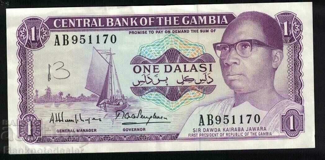 Gambia 1 Dalasis 1971 Pick 4 Ref 1170