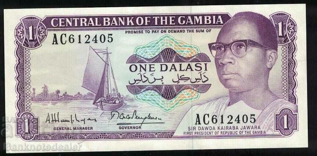 Gambia 1 Dalasis 1971 Pick 4 Ref 2405