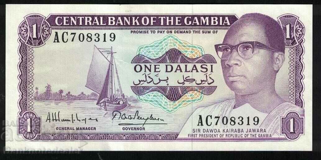Gambia 1 Dalasis 1971 Pick 4 Ref 8319
