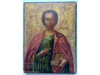 Старинна Икона от Манастир Свети Пантелеймон на Атон. 19 Век
