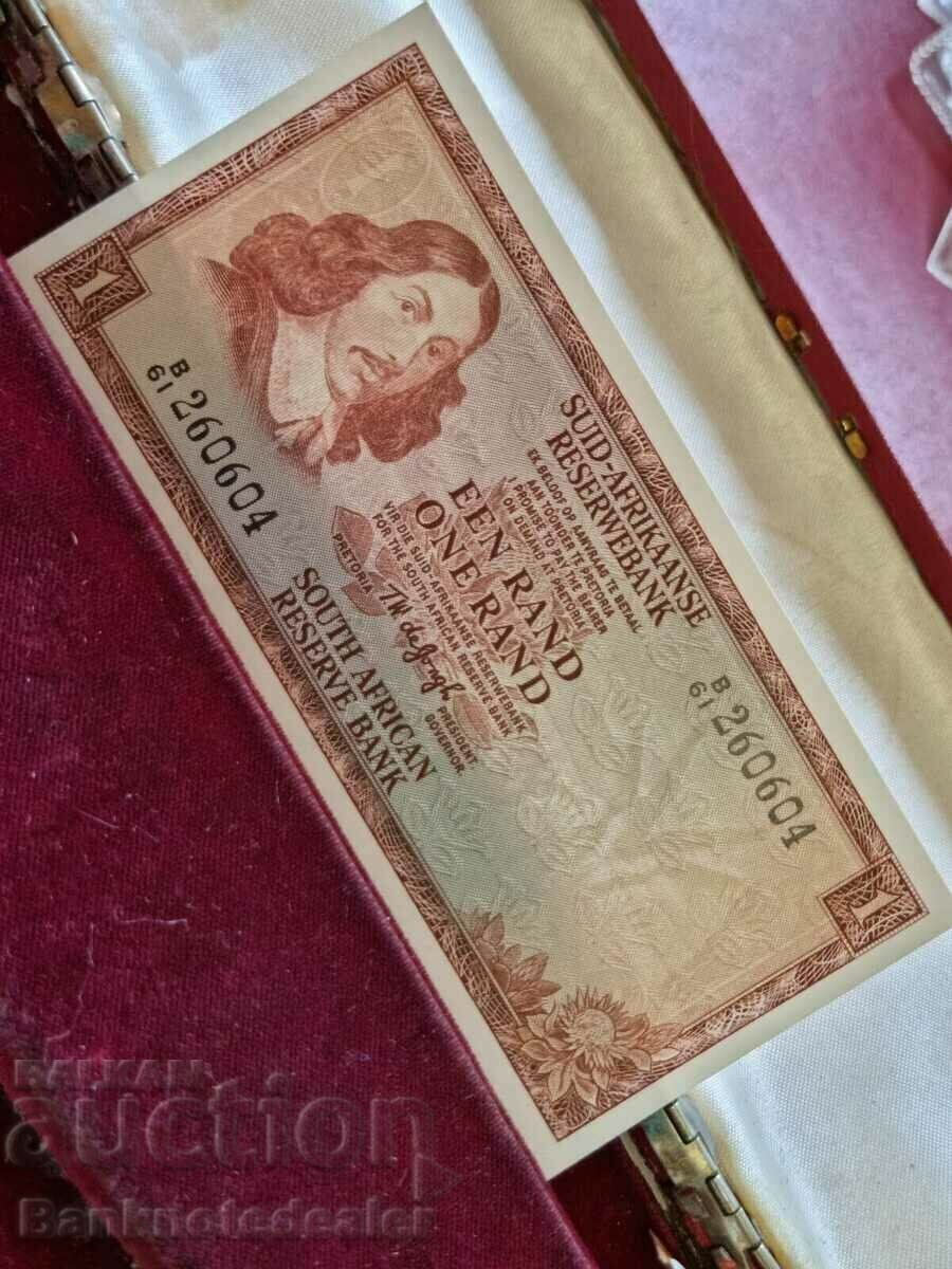 South African Reserve Bank 1 Rand 1975 Unc Pick 115 Ref 0604 with price 32.00 BGN | € 16.36 South African Reserve Bank 1 Rand 1975 Unc Pick 115 Ref 0604 with price 32.00 BGN | € 16.36