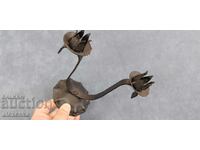 Old candlestick - Wrought iron