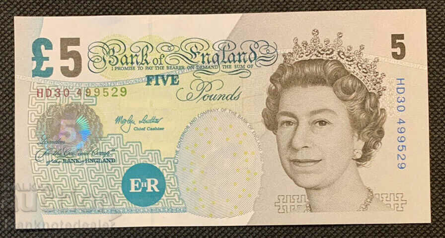 Αγγλία 5 λίρες 2002 Lowther Pick 391b Unc Ref 9529 με τιμή € 20.45 | 40.00 BGN