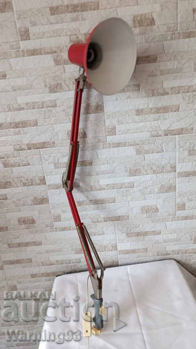 Auction Industrial folding lamp - Bulgarian - metal - #51 Auction Industrial folding lamp - Bulgarian - metal - #51