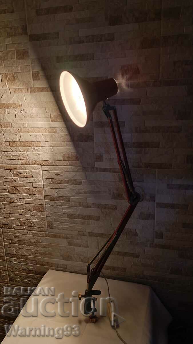 Industrial folding lamp - Bulgarian - metal - #51 - 6 Industrial folding lamp - Bulgarian - metal - #51 - 6