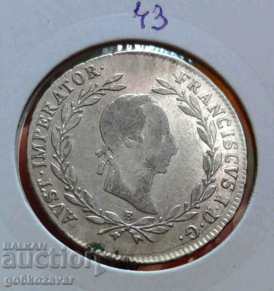 Auction Austria 20 Kreuzer 1830 Silver Top coin! Auction Austria 20 Kreuzer 1830 Silver Top coin!