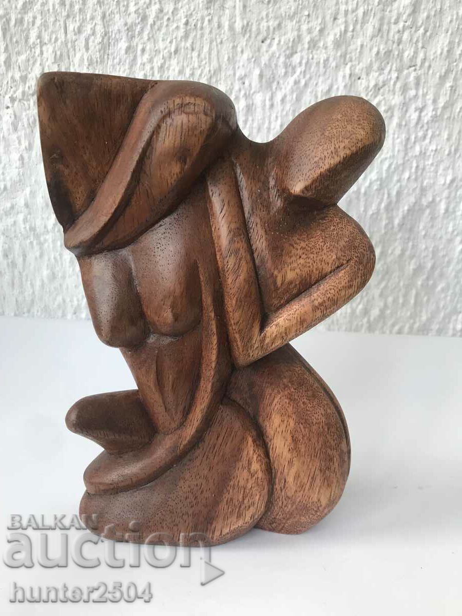 Love-19/13 cm, mahogany, Africa