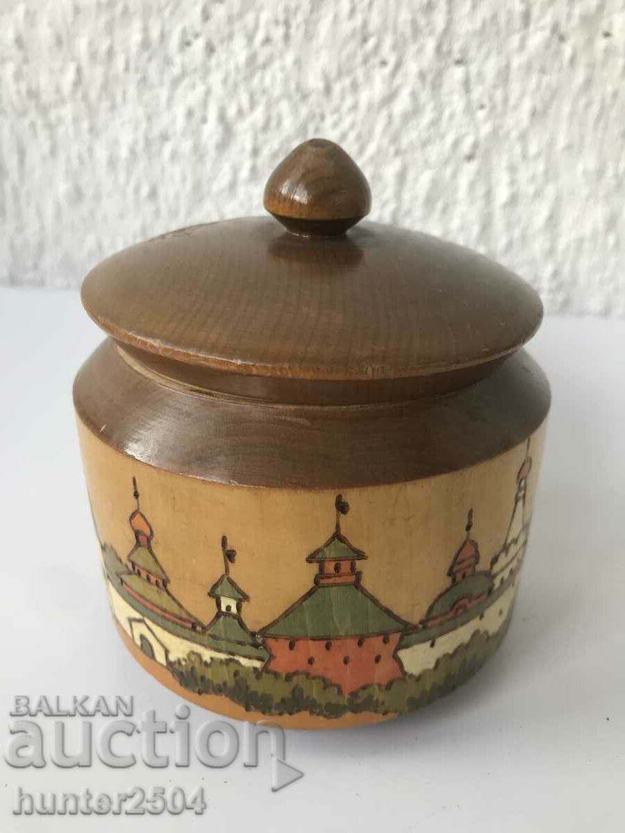 Box with lid - 10/7.7cm USSR