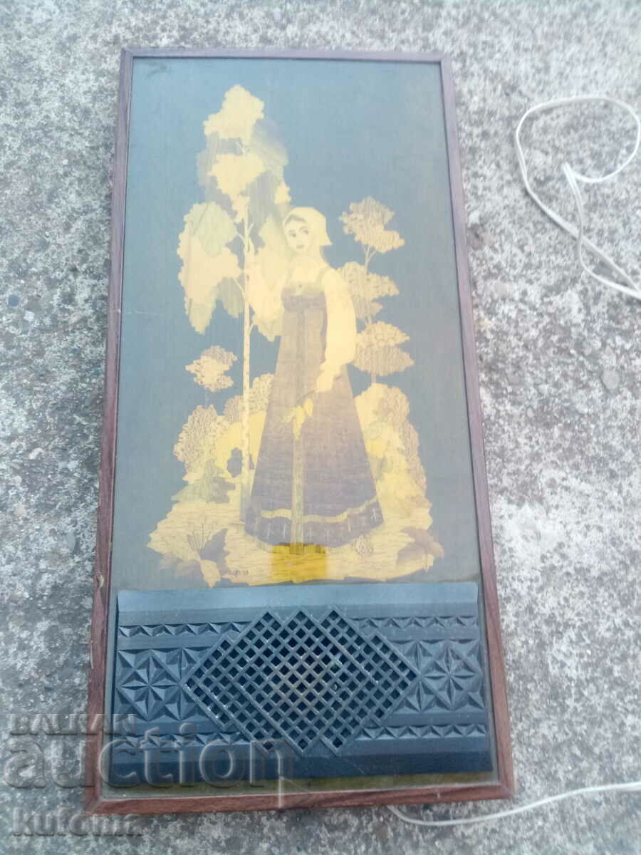 Παλιά σπάνια ένθετη κουκκίδα ραδιοφώνου