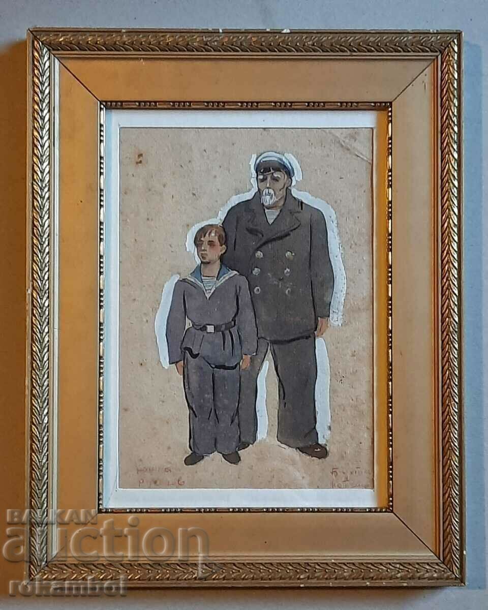 Γκουάς στο δέρμα. Asen Popov, του ηθοποιού της Βάρνας Ideal Petrov