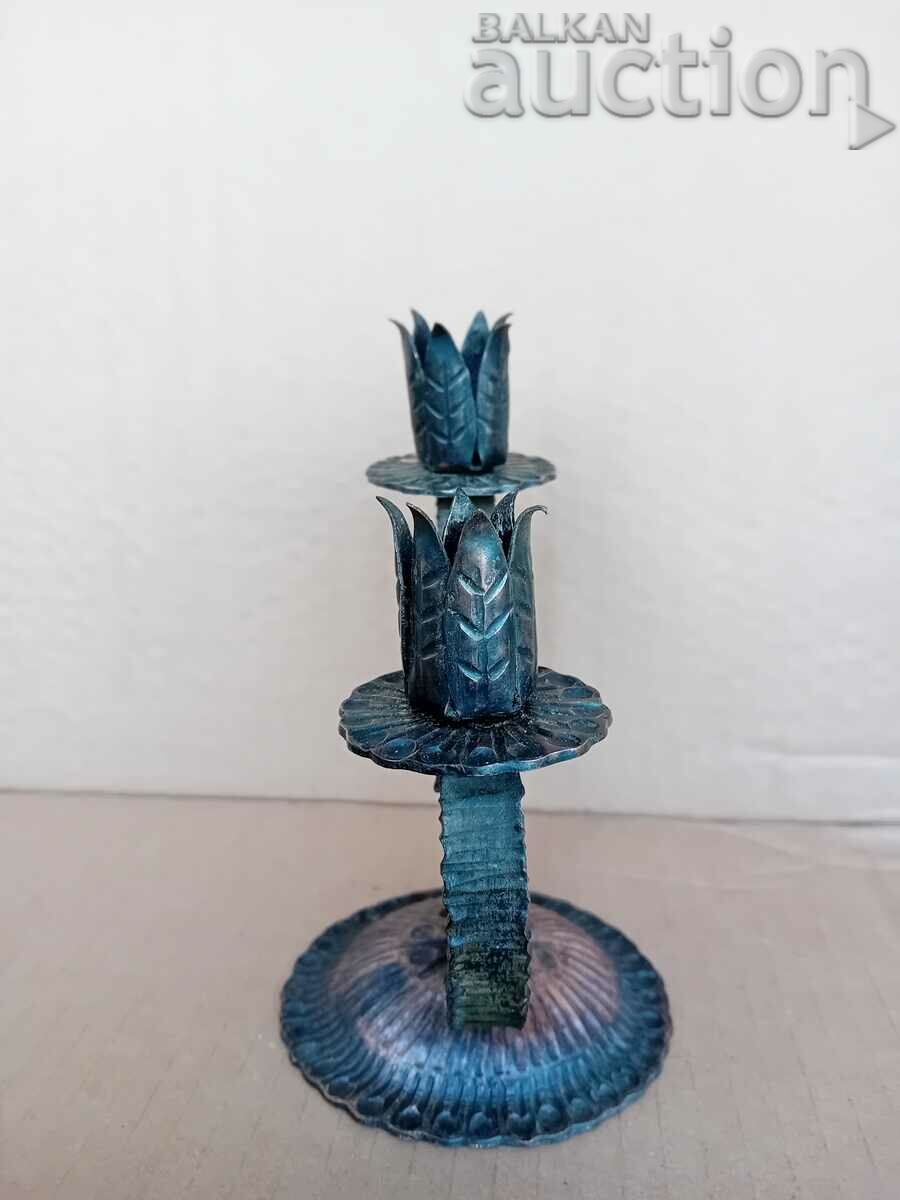 Auction antique copper copper candle holder handmade Auction antique copper copper candle holder handmade