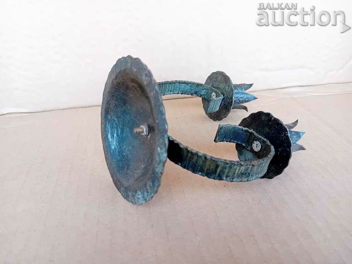 antique copper copper candle holder handmade - 6 antique copper copper candle holder handmade - 6